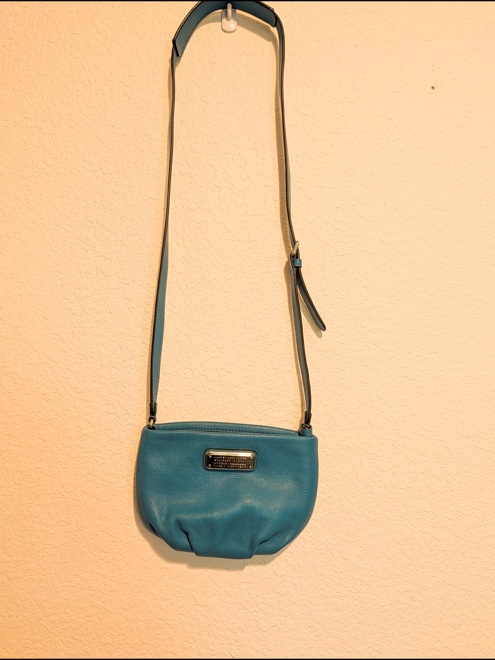 Marc by Marc Jacobs Teal Leather Shoulder Bag - Picture 2 of 5
